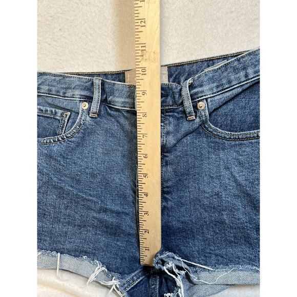 Everlane The Cheeky Short Women Size 25 Button Fly‎ Denim Cut Offs - Picture 7 of 10